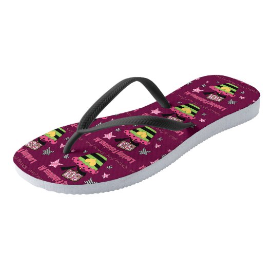 Beeldend op 50 teenslippers (Schuin)