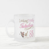 Beeldend op 85 matglas koffiemok (Links)