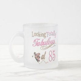 Beeldend op 85 matglas koffiemok