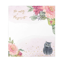 Beeldende illustratie kat Dagelijkse activiteitenn Notitieblok