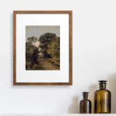 , beeldende kunst landschap rustiek platteland poster