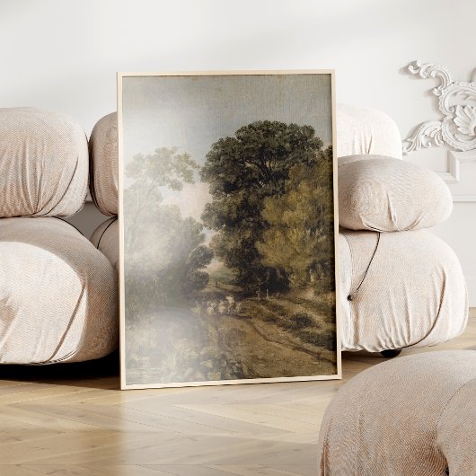 , beeldende kunst landschap rustiek platteland poster