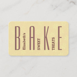 BEELDFLEST Simple Style V36A1-BUTTER EN CHOCOLAAT Visitekaartje