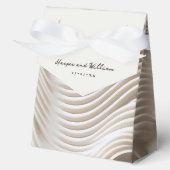 Beeldhouwd stromend marmer bedankdoosjes (Voorkant)