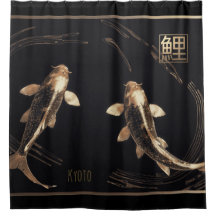 Beeldhouwde koper metaal Koi Swirl Rug