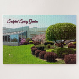 Beeldhouwde voorjaarstuin - rustige Ember Puzzles Legpuzzel