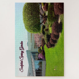 Beeldhouwde voorjaarstuin - rustige Ember Puzzles Legpuzzel