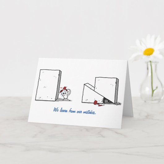 BEELDHOUWER OOPS! door Jeff Willis Art Kaart (Kleine Plant)