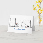 BEELDHOUWER OOPS! door Jeff Willis Art Kaart (Gele Bloem)