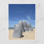 beeldhouwhand briefkaart (Voorkant)