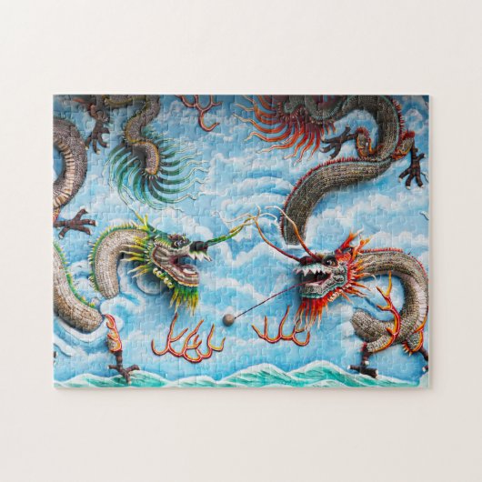 Beeldhouwkunde Draken Singapore . Legpuzzel (Horizontaal)