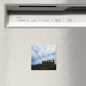 beeldhouwwerk dat je verwelkomt in Dodge City Kans Magneet (Insitu (Vaatwasser))