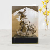 Beeldhouwwerk in de Arc de Triomphe Kaart (Gele Bloem)