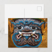 Beeldhouwwerk in het Grand Palace Briefkaart (Voorkant / Achterkant)