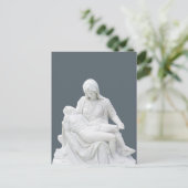 Beeldhouwwerk Pieta Briefkaart (Staand voorkant)