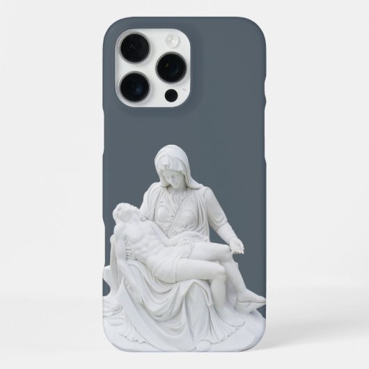 Beeldhouwwerk Pieta iPhone Hoesje (Achterkant)