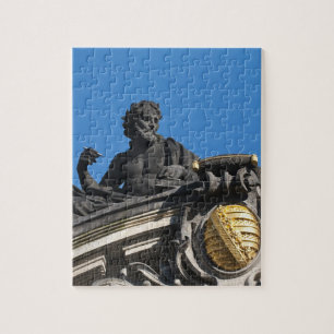 Beeldhouwwerken op de Koninklijke Kunstacademie, D Legpuzzel