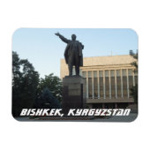 Beeldje van de Bisjkek-Sovjet-Lenin - Kirgizië Magneet (Horizontaal)