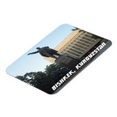 Beeldje van de Bisjkek-Sovjet-Lenin - Kirgizië Magneet (Linkerzijde)