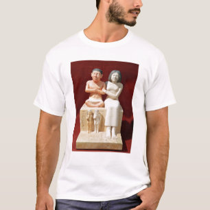 Beeldje van de dwerg Seneb en zijn familie T-shirt