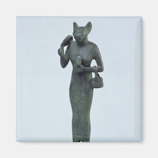 beeldje van de godin Bastet Magneet (Voorkant)