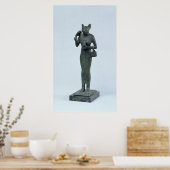 beeldje van de godin Bastet Poster (Keuken)