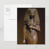 Beeldje van de Tuya, hoofd van de harem van Min, N Briefkaart (Voorkant / Achterkant)