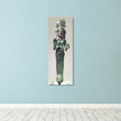 Beeldje van een Fenicaanse godin uit de Phoeni Canvas Afdruk (Insitu (Houten vloer))