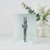 Beeldje van een Fenicische godin Briefkaart (Staand voorkant)