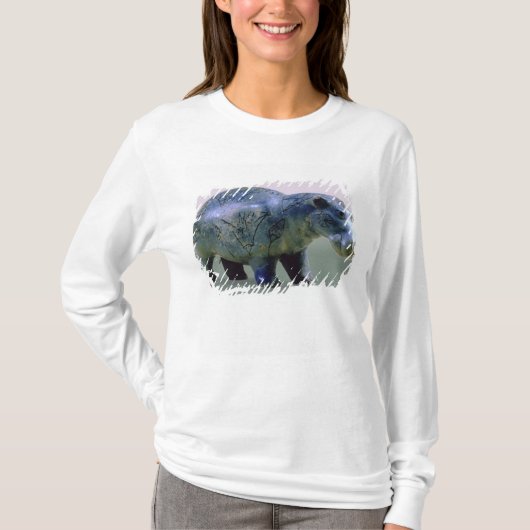 beeldje van een hippopotamus t-shirt (Voorkant)