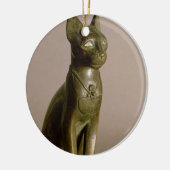 beeldje van een kat die de godin Bastet vertegenwo Keramisch Ornament (Links)