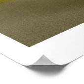 beeldje van een kat die de godin Bastet vertegenwo Poster (Hoek)