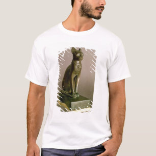 beeldje van een kat die de godin Bastet vertegenwo T-shirt