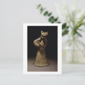 Beeldje van een lionverwarmde demon, mesopotamie,  briefkaart (Staand voorkant)