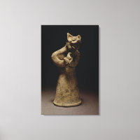 Beeldje van een lionverwarmde demon, mesopotamie, 