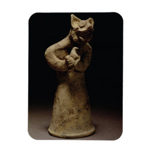 Beeldje van een lionverwarmde demon, mesopotamie, magneet
