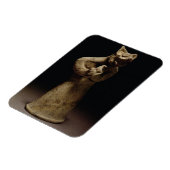 Beeldje van een lionverwarmde demon, mesopotamie,  magneet (Linkerzijde)