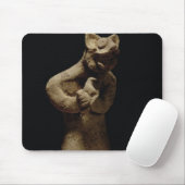 Beeldje van een lionverwarmde demon, mesopotamie,  muismat (Met muis)