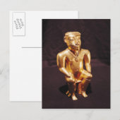 Beeldje van een man, Quimbaya Briefkaart (Voorkant / Achterkant)