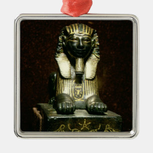 Beeldje van een neushoorn van King Tuthmosis III, Metalen Ornament