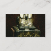 Beeldje van een neushoorn van King Tuthmosis III, Visitekaartje (Achterkant)