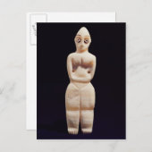 Beeldje van een vrouw, begin 4e millennium BC Briefkaart (Voorkant / Achterkant)