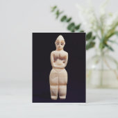 Beeldje van een vrouw, begin 4e millennium BC Briefkaart (Staand voorkant)
