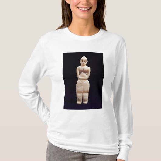 Beeldje van een vrouw, begin 4e millennium BC T-shirt (Voorkant)