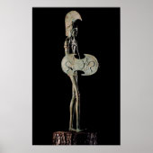 Beeldje van een Warrior, Etruscan Poster (Voorkant)