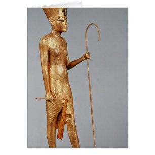 Beeldje van koning met rode kroon van