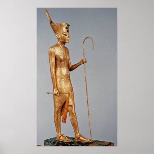 Beeldje van koning met rode kroon van poster (Voorkant)