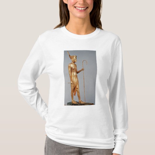 Beeldje van koning met rode kroon van t-shirt (Voorkant)