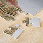 Beeldje van Osiris van Iahmes (geverfd hout) Legpuzzel (Zijkant)