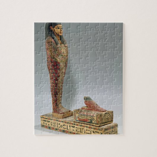 Beeldje van Osiris van Iahmes (geverfd hout) Legpuzzel (Verticaal)
